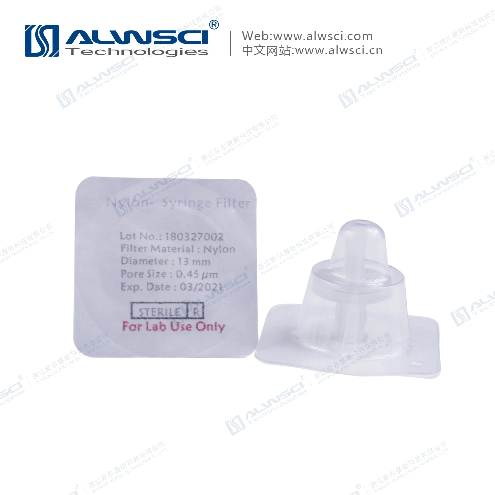 Labfil Sterile 13mm 0.45um White Nylon Welded Syringe Filter