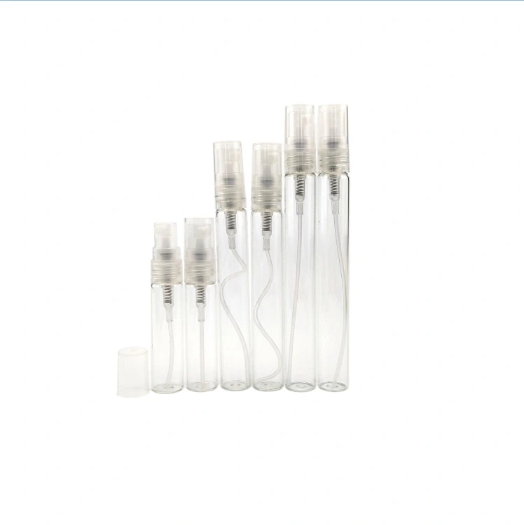 Mini Size Test Essential Oil Bottle 1ml 2ml 3ml Glass Perfume Sample Bottles Vials with Plastic Sticks for Essential Oil