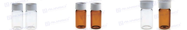 Alwsci ND24 20ml Amber EPA VOA Toc Glass Screw Neck Vial