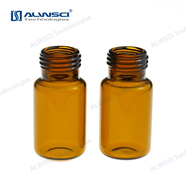 Alwsci 20ml Clear Amber Screw Top Headspace Glass Vial