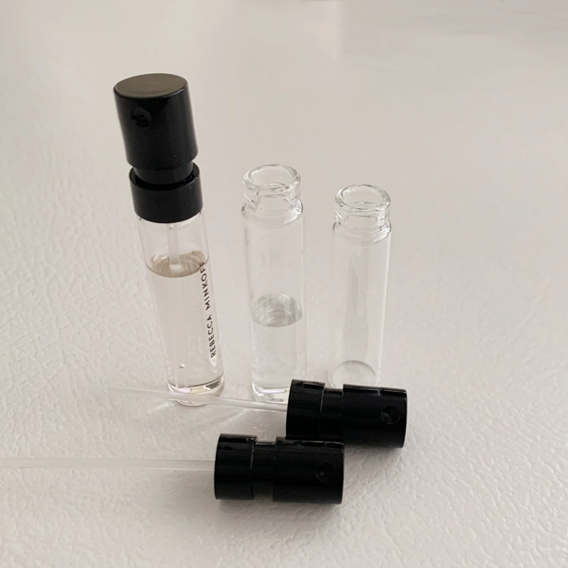 1ml 1.5ml 2ml Scintillation Vials, Borosilicate Glass, with Crimp Perfume Pump for Perfume