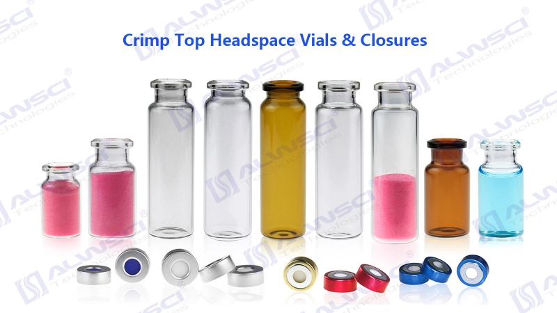 Alwsci 20ml Crimp Neck Gc Headspace Glass Vial