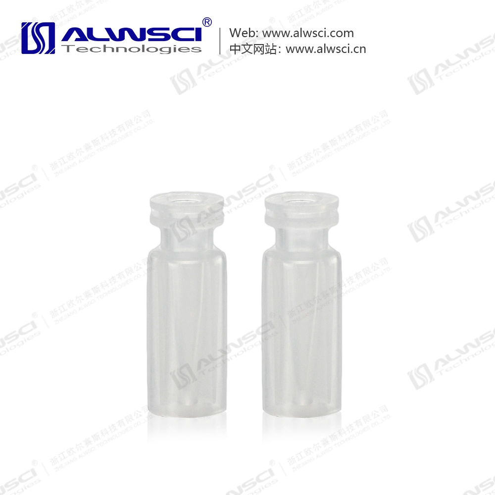 Lab Using Chromatography 2ml 11mm PP Snap Top Vial with 0.3ml Micro-Vial Transparent